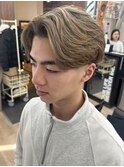 横浜ニュアンスパーマ毛流れセンターパートフェザーパーマ40代