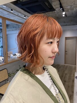 ハウス(HOUSE) オレンジベージュ&ボブ