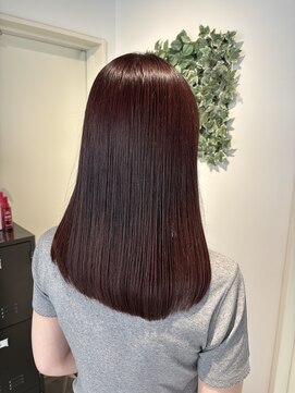 フリック 堺東店(FLICK) ボルドーカラー/ロング/髪質改善/大阪/堺東