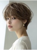 ☆オリーブグレーココアベージュ小顔クラゲヘアー/黒髪/髪質改善