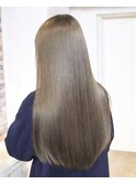 ALLY濱田上品な艶感のアッシュモカカラー