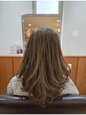 【立川　セミロングレイヤー　白髪ぼかし　30代40代50代60代◎】
