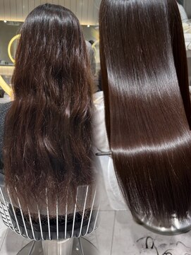 ロンドウル 熊本(Lond ulu) 小顔に見せるヘア/暗髪カタログ/髪質改善/縮毛矯正/韓国ヘア