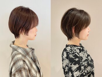 ルカ リノア(Luca lino:a)の写真/[大宮西口4分]似合わせショートは顔周りのカットが鍵![大人っぽい柔らかニュアンス]でイメチェンを楽しむ♪