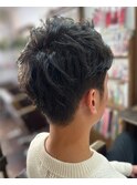 メンズメンズカットアップバングリクルート刈り上げショート大人