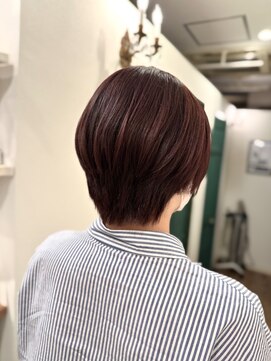 ナチュラルウルフ×ピンクベージュ