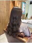 グレーベージュカラーダークアッシュベージュくすみカラー