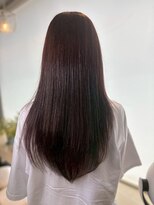 ヘアメイク フィリックス 板宿店(HAIR MAKE FELIX) 透明感/ツヤ感/イルミナカラー/ピンク系/ストレート