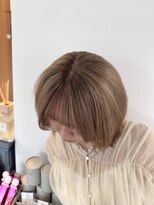 アンド ナップ(nap) ブリーチ ミルクティーベージュ