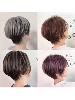 ヘアーアンドスパソシット(HAIR&SPA SOCIT)の写真/"ショートヘアが似合わない人はいません”あなたに似合うショートヘアがきっと見つかります♪