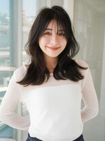 ニューヨークニューヨーク 三宮駅前店(NYNY)&nbsp;大人可愛いミディアムレイヤー+ダークブラウン