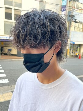 エルマーク 本山(L-MARK) シャドウパーマ/メンズカット/波巻きパーマ/ツイスパ