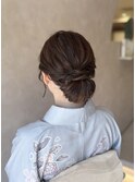 【洗礼された和の美】和装シニヨン