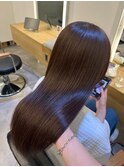 髪質改善＊ロングレイヤーグレーベージュ＊美髪【Zina船橋】
