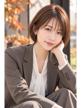 ランソ 成田店(RUNSO) 大人かわいい小顔ショートボブ