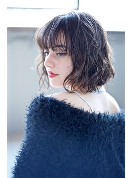 ラべリー 池袋(LOVELEY) 切りっぱなしボブ   髪質改善　【池袋】