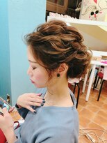 ヘアセットサロン アッシュ 神戸三宮(Ash)&nbsp;前髪斜め上げアップ★