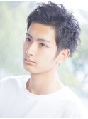 アップバングが爽やかなソフトモヒカン☆