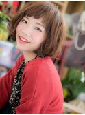 ■キュートな前下がり小顔フェミニンボブ7-14★上尾20代30代!