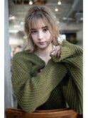 ★AUSTIN☆外ハネボブアッシュブラウンネオウルフツイストパーマ