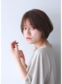 大人可愛いエアリーショートボブ 30代/40代