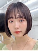 (ボブヘア/髪質改善トリートメント/縮毛矯正/ミニボブ)