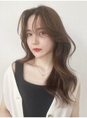 中韓MIXヘア×ブラウン