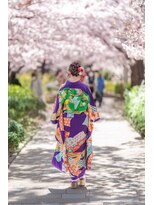 ナナホシ(NANAHOSI)&nbsp;振袖　着付け　ヘアメイク