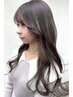 【人気No.1】カット+アディクシーカラー+前処理TR付 ￥8500