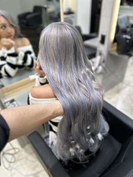 ラピス 福岡天神店(Lapis) シルバーパープルグラデーション