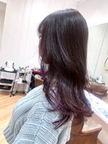 コワファースト  させぼ五番街店(COIFF1RST)&nbsp;艶感たっぷりダークチェリーピンク☆