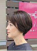 垢抜けアッシュ＋ハイライトカラー☆オトナ女性
