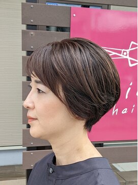 チーヘアー(Chii hair) 垢抜けアッシュ+ハイライトカラー☆オトナ女性