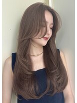 コート 表参道(Cote)&nbsp;【コート大島】韓国ヘア ロングレイヤー グレージュ