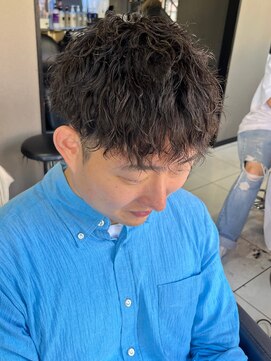 アイズ 海老名(AIZU) ツイストスパイラルパーマ メンズパーマ メンズカット 眉毛