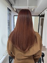 トリムバイエンヴィ(tlim by ENVY)&nbsp;ブリーチなしカラーで作るオレンジブラウン