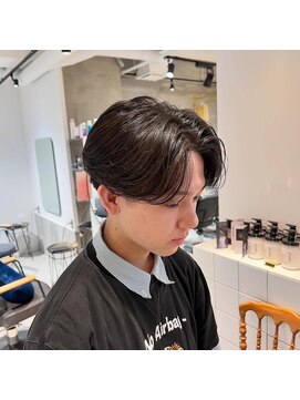 グラスバイネオリーブ 大倉山駅前店(grace by neolive) 韓国風センターパート×ニュアンスパーマ