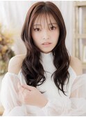 セミウェットシースルーバングレイヤーロングa大宮20代30代40代