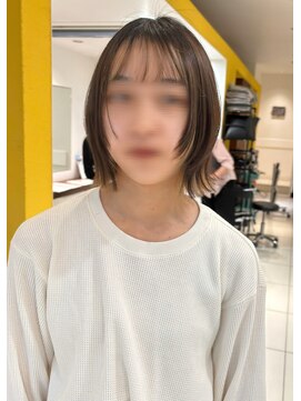 バサ 江古田店(BASSA) フェイスフレーミング×ボブウルフ【会話ひかえめ美容師Runa】