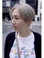 ビュートリアム265(BEAUTRIUM 265)&nbsp;ホワイトグレージュ ハイトーンショート ハンサムショート 銀座