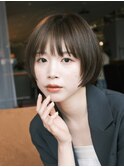 ショートボブくせ毛多毛顔まわりレイヤー