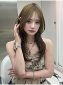 韓国ヘア/ブリーチ/暖色カラー/ワンホン【レイヤー/渋谷】
