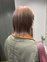 ルース(LOOSE)&nbsp;切りっぱなしボブ×シアーベージュ#立川#立川駅#縮毛矯正