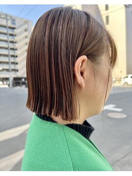 オーガニック アトリエ 大宮(organic+atelier) 20代30代40代ミニボブショコラアッシュ透明感小顔ブリーチなし