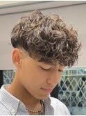 大分メンズツーブロック刈り上げマッシュ外国人風スペインカール