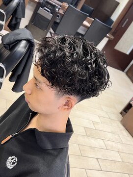 神保町 ラルフカール メンズ ハードパーマ スペインカール