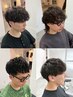 【パーマのダメージケアに★】メンズカット＋パーマ＋クイックトリートメント