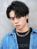 MEN'S HAIR BLEACHi 北18条店【12月5日オープン（予定）】 《BLEACHi》かきあげウェット【numberA.×BLEACHi】シャイン