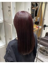 ヴァネッサ VANESSA&nbsp;イルミナカラーでつくるワインレッド！/吉川沙知