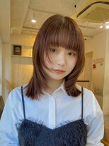 ガーデン 渋谷(GARDEN) ボブ レイヤー フェイスレイヤー 顔周り 暖色カラー